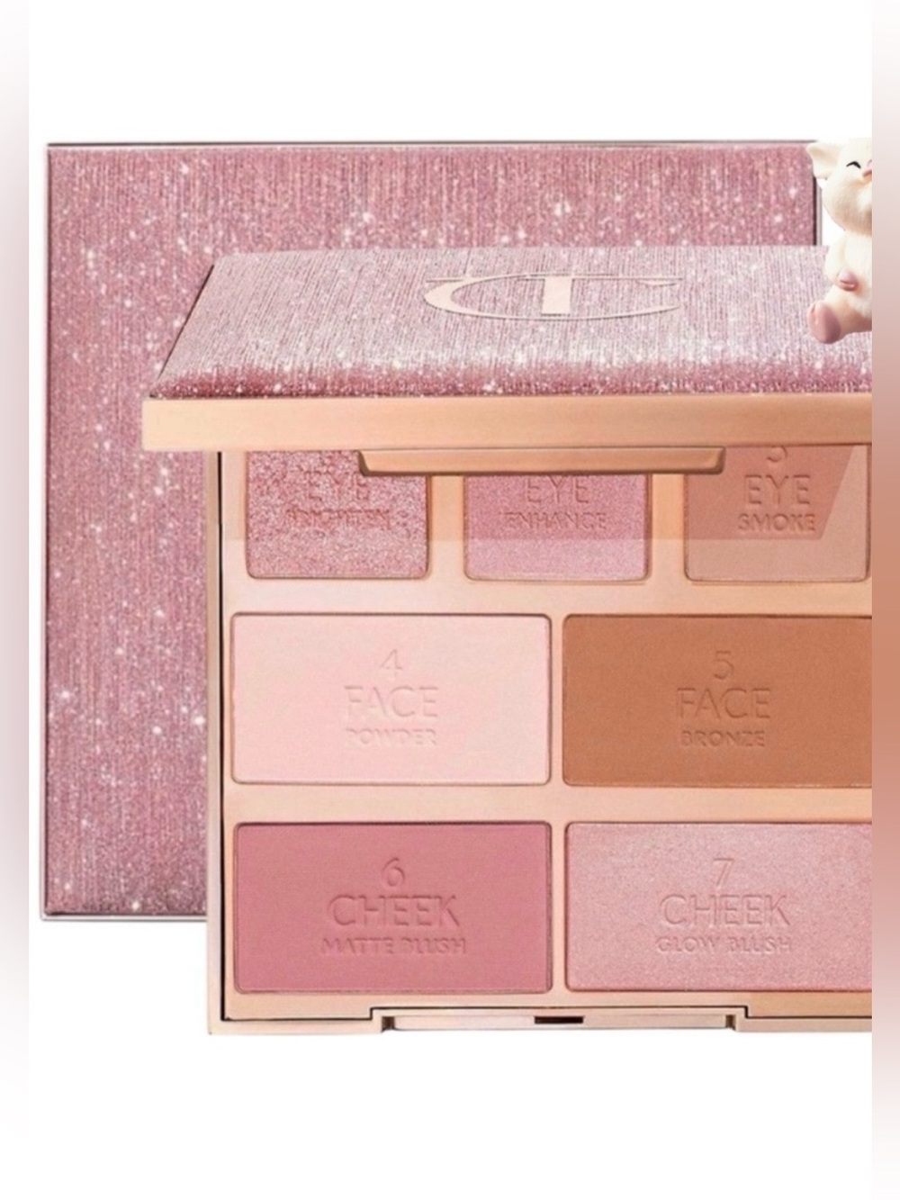 Charlotte Tilbury Hollywood Instant Look in a Palette Pretty, Glowing Beauty NEW - Picture 7 of 13